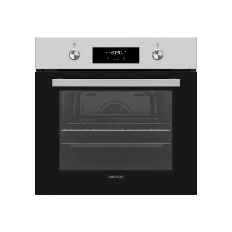 Four encastrable Pyrolyse Chaleur tournante DAEWOO BO6PR27MINL Inox / Porte froide 595 x 575 x 595 cm - vue 2