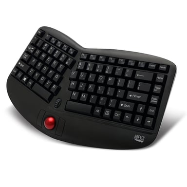 Adesso Tru-Form Media 3150 teclado Universal RF inalámbrico QWERTY Inglés de EE. UU. Negro