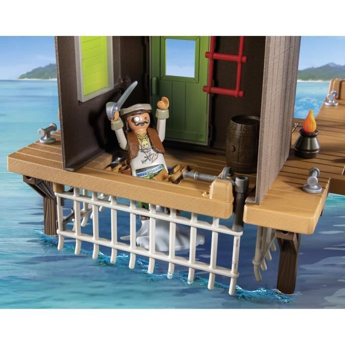 Port de Pirates PLAYMOBIL avec Repaires, Prisons et Canon - Aventure Épique - Neuf
