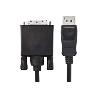 NEDIS DisplayPort - DVI Cable - DisplayPort Male  -  DVI-D 24+1-Pin Male - 2.0 m - Noir