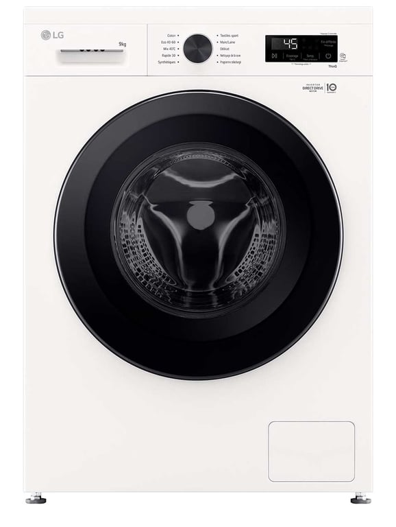 Lave-Linge Hublot LG F94B15WHS – 9 Kg, 1400 Tr/min, Classe A, Connecté - vue 6