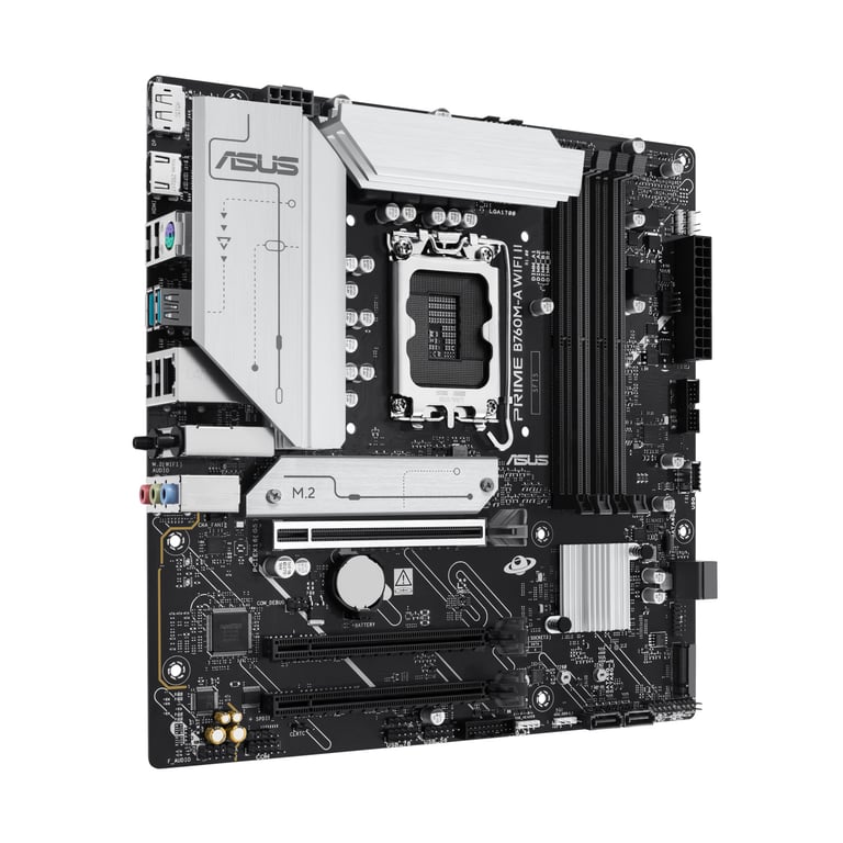 ASUS PRIME B760M A WIFI II Intel B760 LGA 1700 micro ATX - vue 4