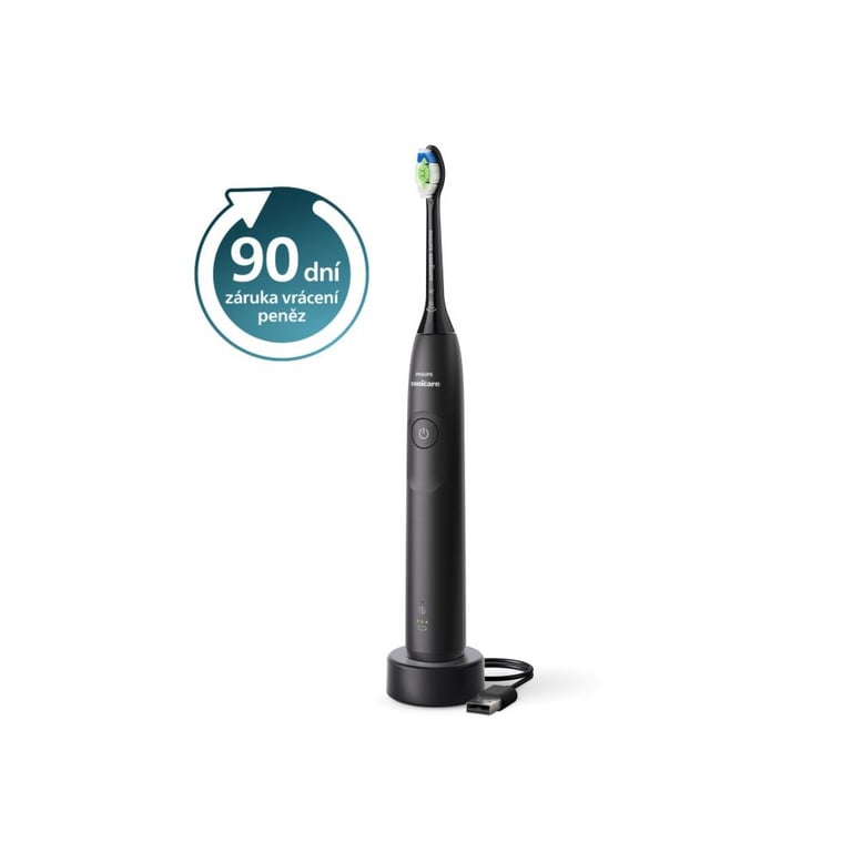 Brosse à dents électrique Philips Sonicare 5300 HX7101/01 2 niveaux BrushSync Smart Pressure Noir - Neuf