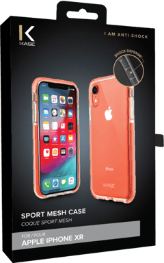 Custodia Sport Mesh per Apple iPhone XR, arancione fuoco