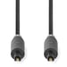 Nedis CABW25000AT50 5 m di cavo audio TOSLINK Antracite