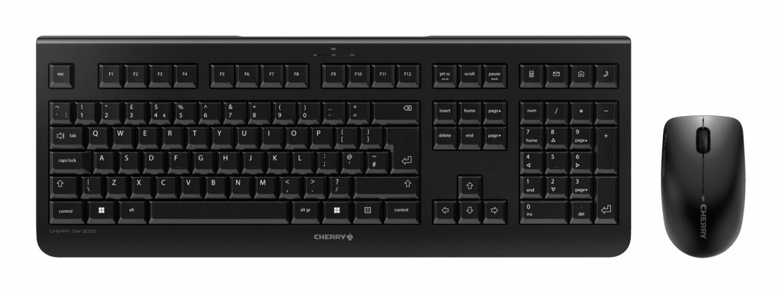 Ensemble Clavier & Souris CHERRY DW 3000 – Sans Fil, AZERTY, USB