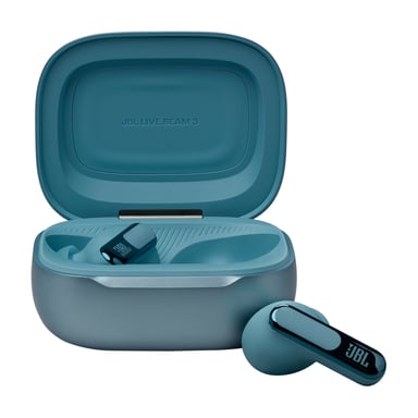 Live Beam 3 avec réduction de bruit - Ecouteurs sans fil Bluetooth JBL, Bleu