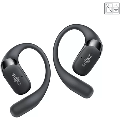 Cuffie sportive SHOKZ OpenFit 2+ Nero True Wireless con DualBoost™ e Dolby Audio