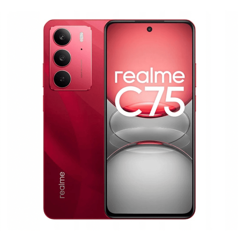 Realme C75 (4G) 256 Go, Rouge - Neuf