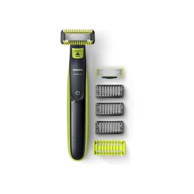 Rasoir électrique Philips Norelco OneBlade QP1424/10 à grille Charcoal noir et vert