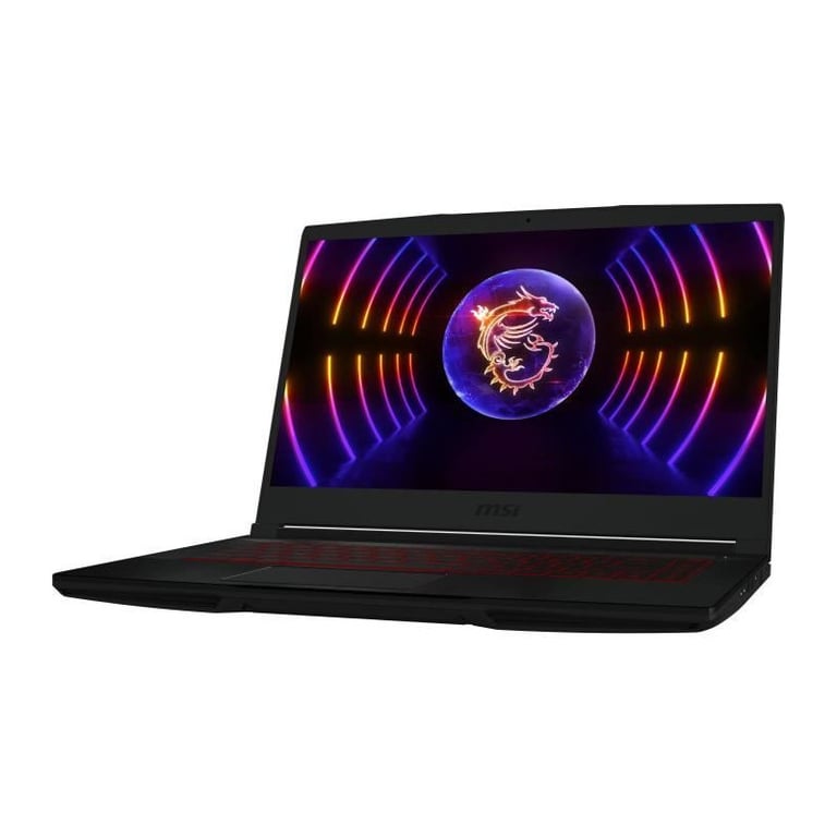 Gaming Laptop - MSI GF63 Thin 12UC-884XFR - 15,6 FHD 144Hz - Core i5 12450H -RAM 8 Go -512 Go SSD -RTX 3050 MaxQ -Windless - No OS