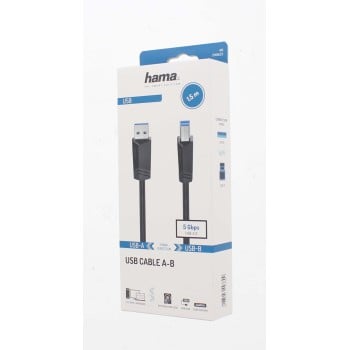 Cable USB, USB 3.0, 5 Gbit/s, 1,50 m
