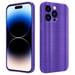 Coque pour Apple iPhone 14 PRO MAX en Brushed Lilas Housse de protection Étui en silicone TPU flexible au design brossé