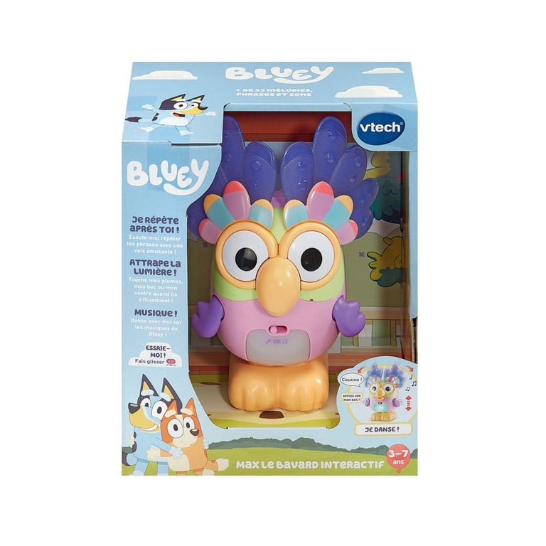 Jouet peluche interactive VTech Max le bavard 17 cm Multicolore - Neuf