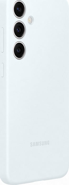 Funda de silicona gris claro para Samsung G S24+ Samsung