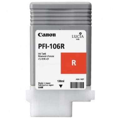 Cartucho de origen Canon 6627B001Aa Rojo - PFI106R [Ml-130]