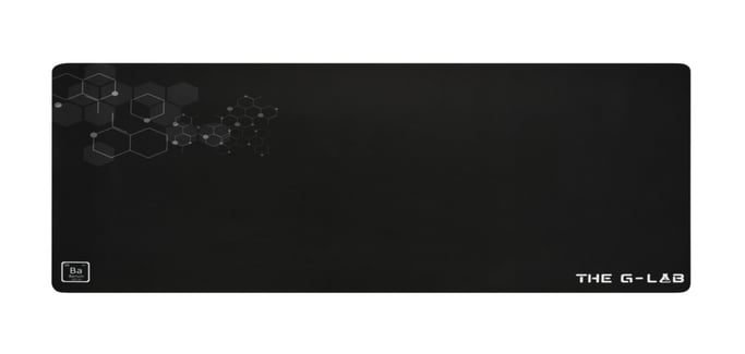 The G-Lab BARIUM Tapis de souris de jeu Noir