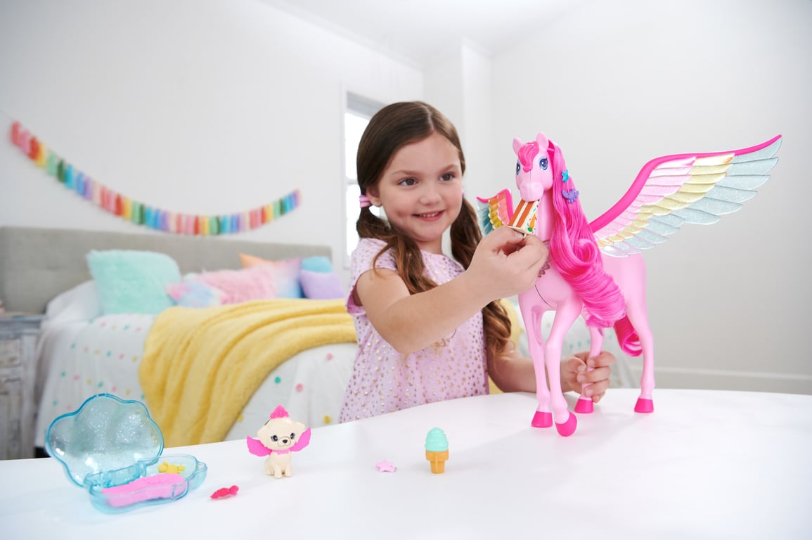 Coffret Barbie Pégase Sons et Lumières – 10 Accessoires Inclus - vue 5
