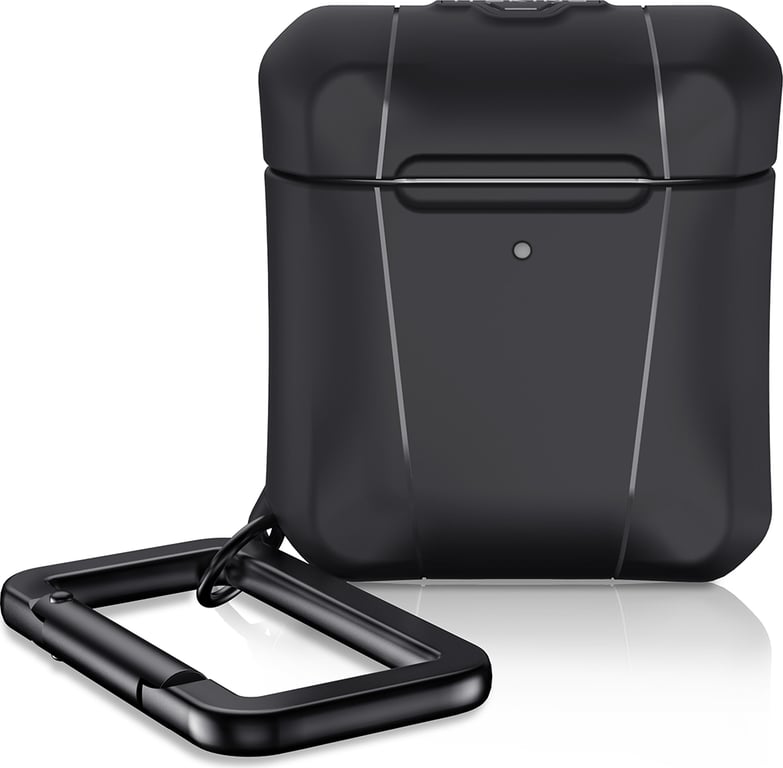 Coque renforcée AirPods Spectrum Solid 3m Noire - Certifié GRS Itskins - Neuf