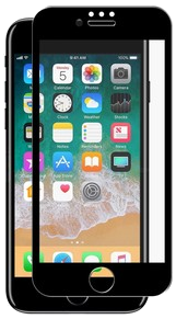 Tiger Verre Trempe Incurve Dedie Machine Frame Noir: Iphone 6/7/8+