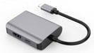 DLH DY-TU4212 Adaptador gráfico USB Negro, Plata