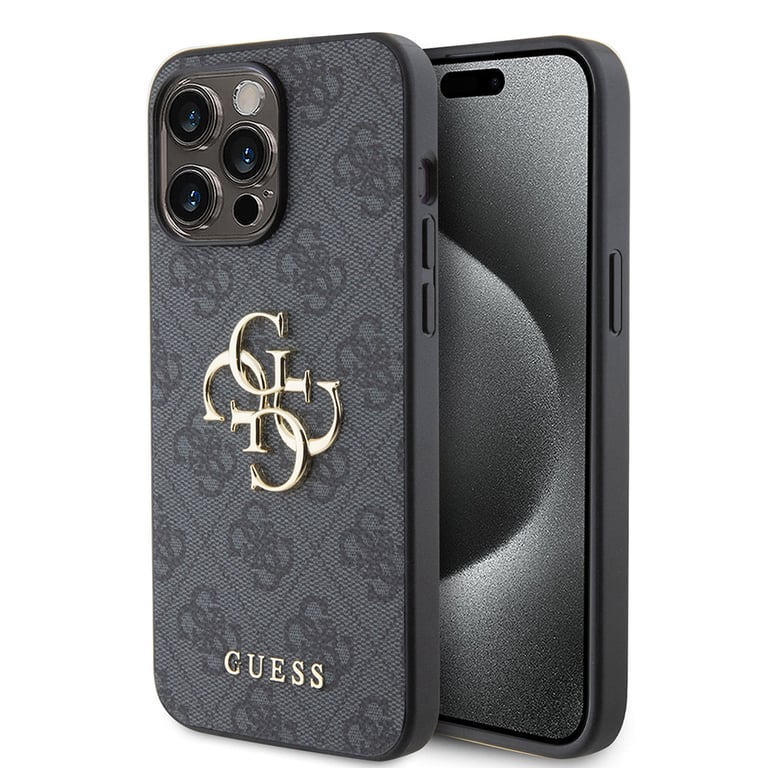 Guess coque de protection pour téléphones portables 17 cm (6.7 ) Housse Gris Apple (brand) Apple iPhone 15 Pro Max