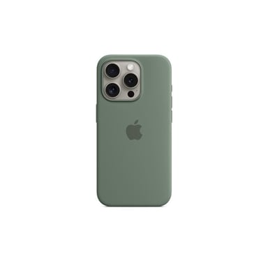 Funda de silicona con MagSafe para iPhone 15 Pro Cypress