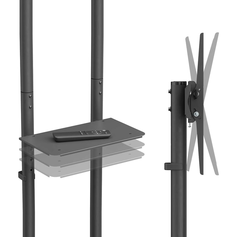 Support de sol Aisens ECO avec roulettes Plateau DVD pour moniteurtéléviseur 45 kg de 37 à 70 Neuf - vue 4