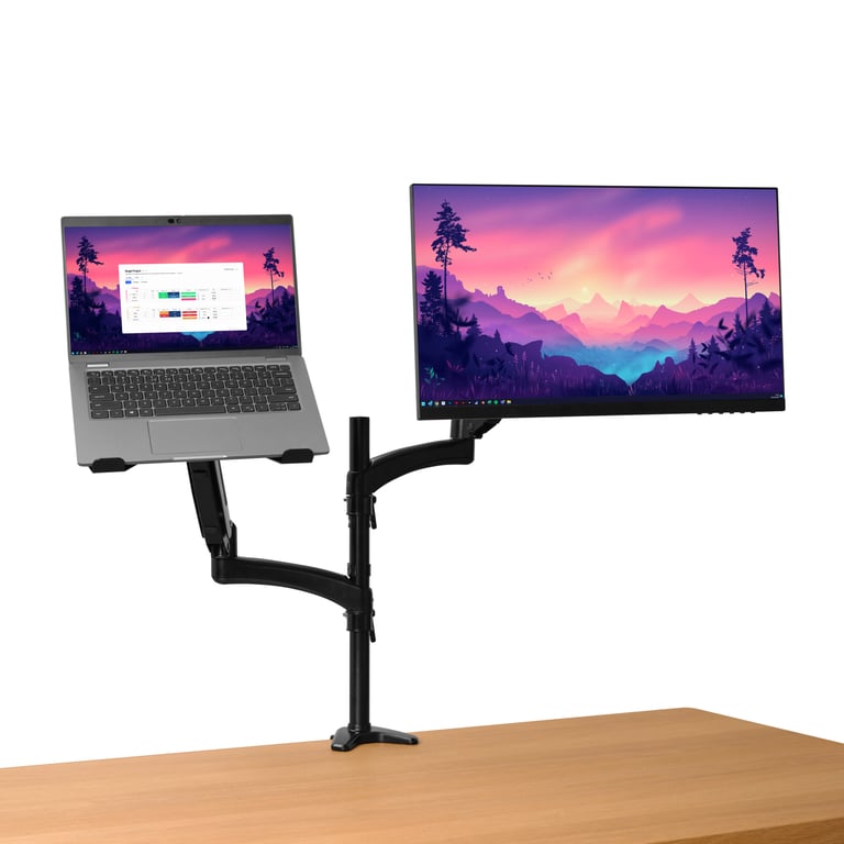 TRUST Modèle du produit : Support écran et ordinateur portable à fixer Mara 32' 2x8kg max Neuf - vue 9