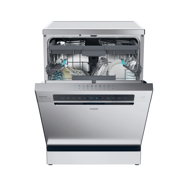 Lave-Vaisselle Candy RapidÓ CF 6B4S1PX – 16 Couverts, Classe B, Wi-Fi, Ouverture Auto - vue 3