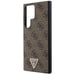 Custodia Guess 4G Triangle Strass per Samsung S24 Ultra, marrone