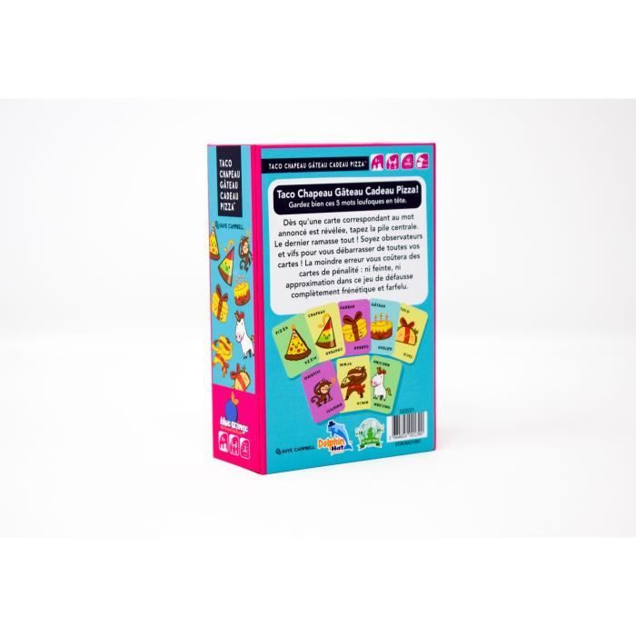 Taco Chapeau Gâteau Cadeau Pizza Jeu d'ambiance Rapidité et observation Dès - vue 4