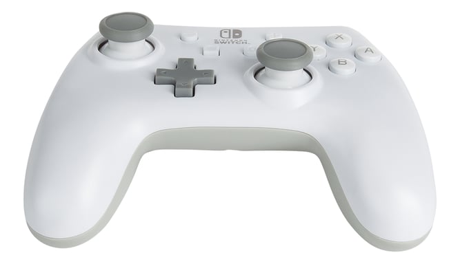 PowerA 1517033-01 mando y volante Gris, Blanco USB Gamepad Analógico Nintendo Switch