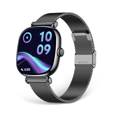 Ksix BXSW30N smartwatche et montre de sport 4,32 cm (1.7'') AMOLED Numérique Écran tactile Noir