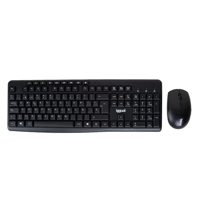 Pack Clavier et Souris iggual WMK-BUSINESS2 – Sans Fil, QWERTY - vue 4