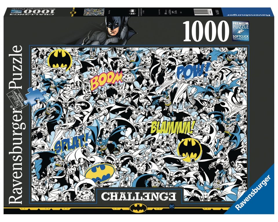 Ravensburger Puzzle Adulte Puzzle 1000 p Batman Challenge Puzzle 16513 - vue 3