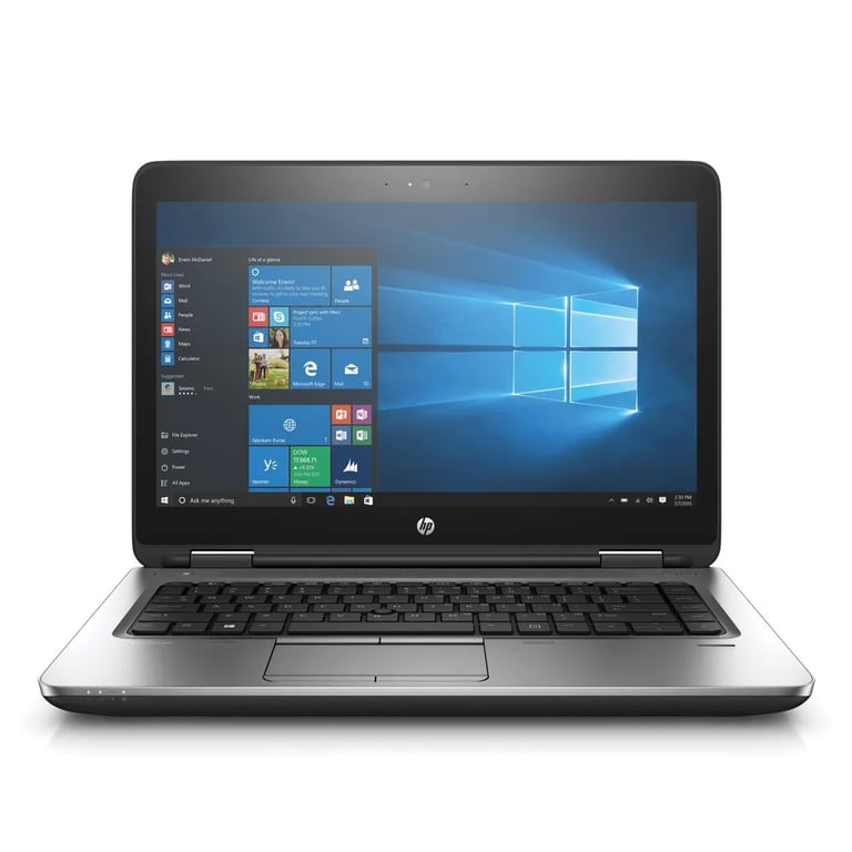 HP Probook Core i5 (2016) 14 , 256 Gb 8 Go Ram Intel Hd Graphics 520 Windows 10, Argent - Azerty - Très Bon État