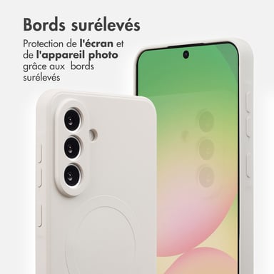 imoshion Coque Couleur avec MagSafe pour Samsung Galaxy A56 - Beige