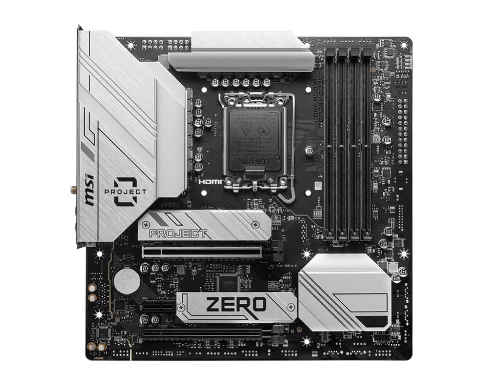 MSI B760M PROJECT ZERO - vue 3