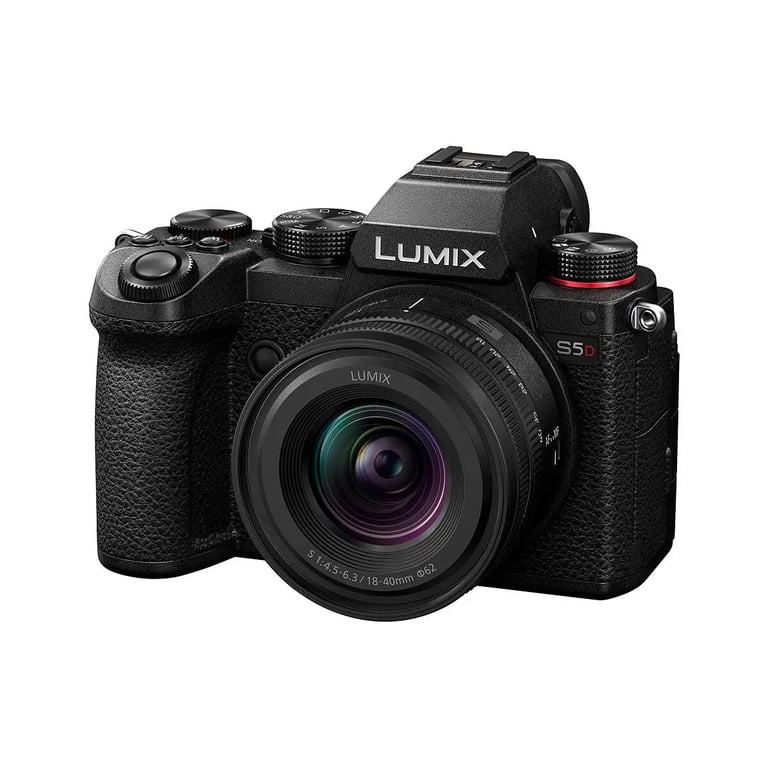 Panasonic Lumix S5 + S 18-40mm / F4.5-6.3 Zoom Boîtier MILC 24,2 MP CMOS 6000 x 4000 pixels Noir - Neuf