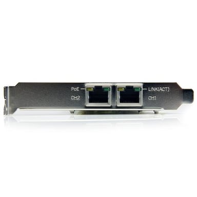 Scheda di rete PCI Express StarTech.com 2 porte Gigabit Ethernet RJ45 10/100/1000Mbps - POE/PSE