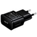 iLike ITC01 Cargador de enchufe USB 1A Universal para todos los dispositivos electrónicos móviles y domésticos 4,7-5,2 V Negro