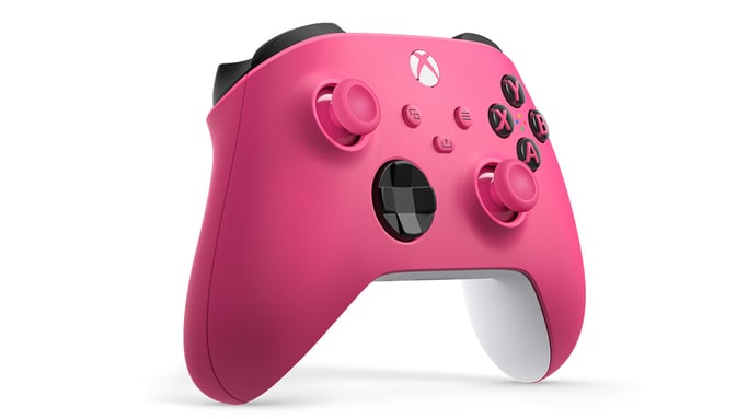 Manette Xbox Series sans fil nouvelle génération – Electric Volt – Jaune – Xbox Series / Xbox One / PC Windows 10 - Rose