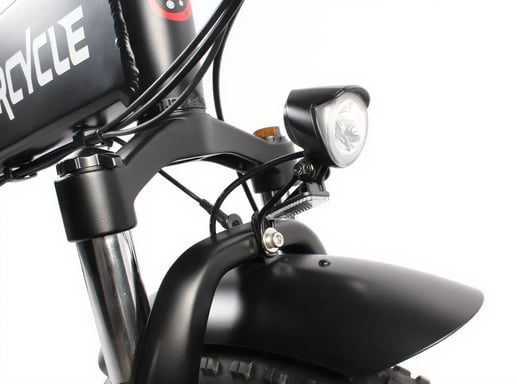 Bicicleta eléctrica plegable Univercycle B1, batería extraíble de 48 V y 13 Ah, 7 velocidades - marrón