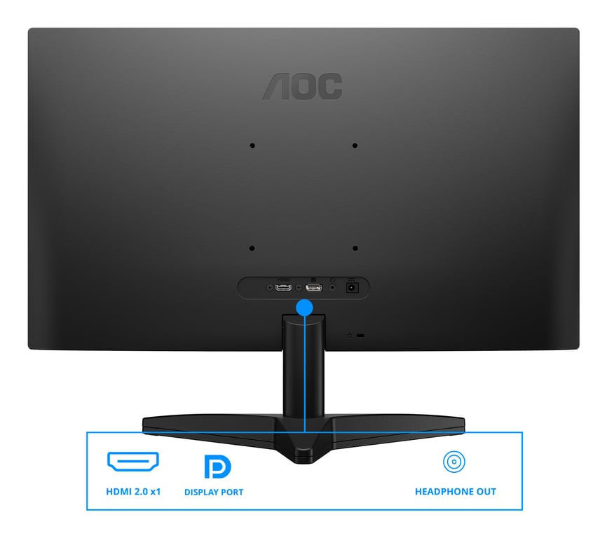 AOC B3 Q24B36X écran plat de PC 60 5 cm 23.8 2560 x 1440 pixels Quad HD LED Neuf - vue 3