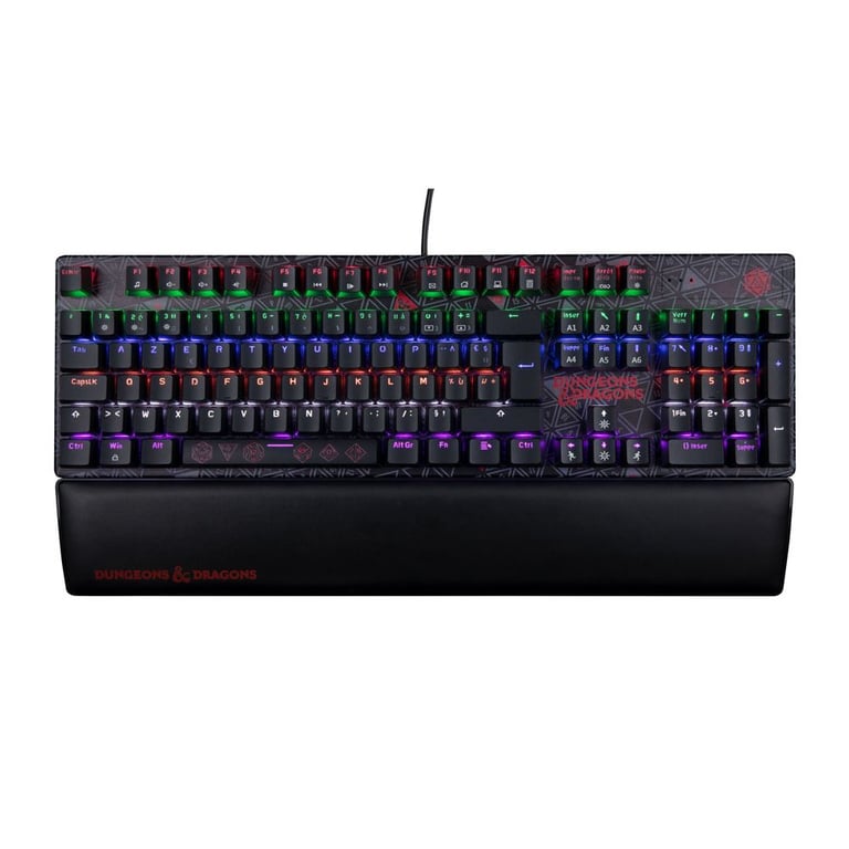Clavier mécanique gaming avec fil Azerty Konix Dungeons & Dragons - vue 3