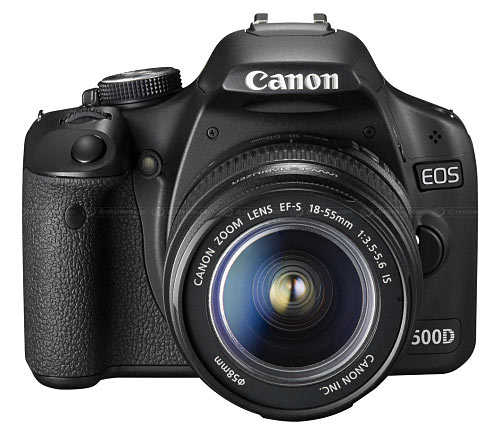 Canon EOS 500D Kit d'appareil-photo SLR 15,5 MP CMOS 4272 x 2848 pixels Noir - Très bon état Très bon état - Canon reconditionné disponible sur Pixmania