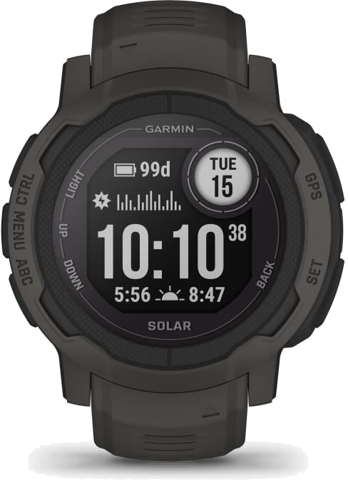 Montre connectée - GARMIN - Instinct 2 Solar - Graphite