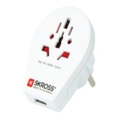 Skross Adaptateur de voyage Skross Skr-world eur usb