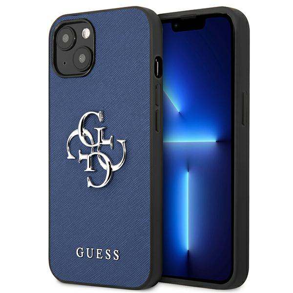 Guess Saffiano 4G Big Logo Coque pour iPhone 13 mini 3666339024116